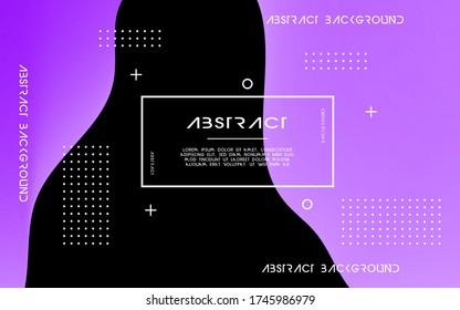 fondo moderno de color líquido abstracto. diseño de elementos geométricos con textura dinámica con decoración de puntos. se puede usar en afiches, banner, web y ya