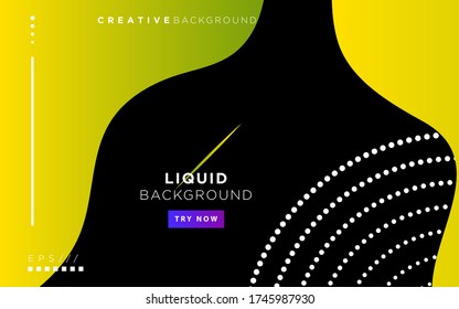 modern abstract liquid color background. dynamic textured geometric elements design with dots decoration. can be used on posters,banner,web and any more