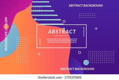 modern abstract liquid color background. dynamic textured geometric elements design.can be used on posters,banner,web and any more