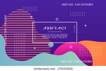 modern abstract liquid color background. dynamic textured geometric elements design.can be used on posters,banner,web and any more