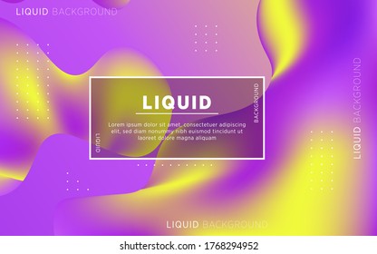 modern abstract liquid color background. dynamic textured geometric elements design.can be used on posters,banner,web and any more