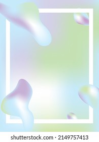 Modern abstract liquid colorful gradient vector background