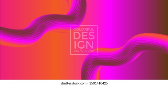 Modern abstract liquid design background vector.