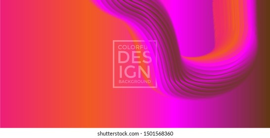 Modern abstract liquid design background vector.