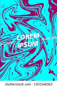 Modern abstract liquid design background vector.
