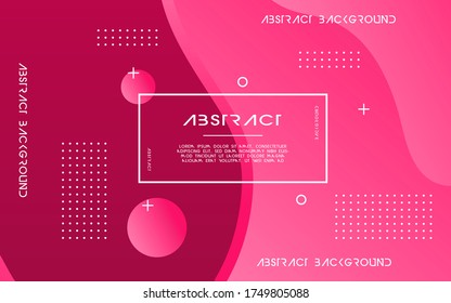 diseño de banner de fondo ondulado abstracto de gradiente líquido abstracto moderno con círculo, se puede usar en diseño de portada, afiche, diseño de libros, fondos de sitios web o publicidad.ilustración vectorial.