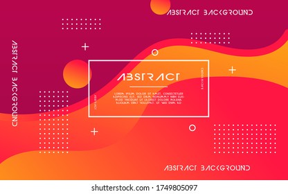 modern abstract liquid gradient abstract wavy background banner design with circle,can be used in cover design,poster,book design,website backgrounds or advertising.vector illustration.