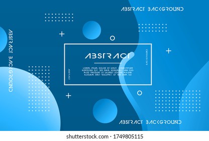 diseño de banner de fondo ondulado abstracto de gradiente líquido abstracto moderno con círculo, se puede usar en diseño de portada, afiche, diseño de libros, fondos de sitios web o publicidad.ilustración vectorial.