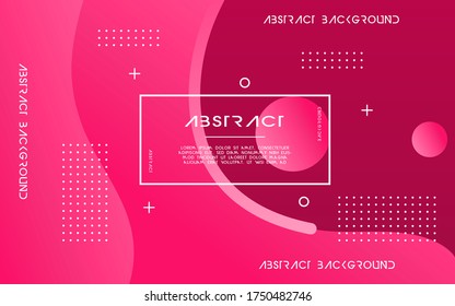 diseño de banner de fondo ondulado abstracto de gradiente líquido abstracto moderno con círculo, se puede usar en diseño de portada, afiche, diseño de libros, fondos de sitios web o publicidad.ilustración vectorial.