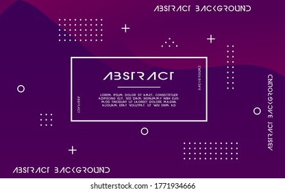 diseño de banner de fondo ondulado abstracto de gradiente líquido abstracto moderno con círculo, se puede usar en diseño de portada, afiche, diseño de libros, fondos de sitios web o publicidad.ilustración vectorial.