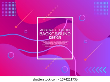 modern abstract liquid poster design, abstract liquid design for web landing poster banner mobile