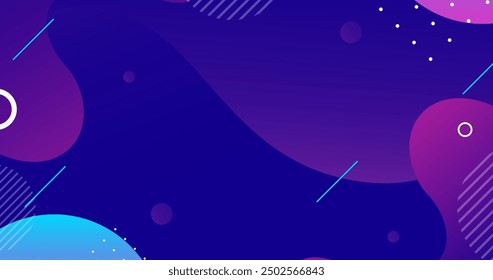Modern abstract liquid shapes background vector design in eps 10
