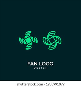Modern and abstract logo about a fan.
EPS10, Vector.