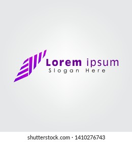Modern Abstract Logo with colorfull Gradation Color