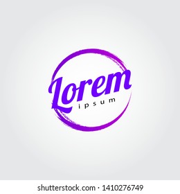 Modern Abstract Logo with colorfull Gradation Color