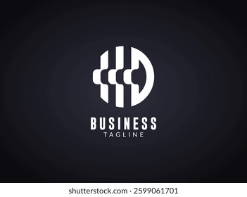 Modern abstract logo design. Bold abstract geometric shape graphic elements