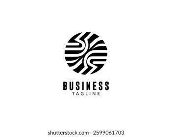 Modern abstract logo design. Bold abstract geometric shape graphic elements