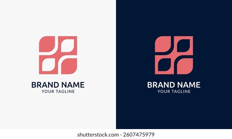 Modern abstract logo design. Geometric and futuristic logo design vector