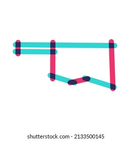Modern abstract logo design for Oklahoma, USA digital technology