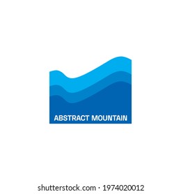modern abstract logo design for outdoor mountain