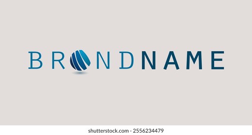 Modern abstract logo design template for business company. Corporate logotype.