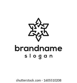 modern abstract logo design vector