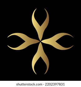 Plantilla de vectores de diseño de logotipos abstractos modernos