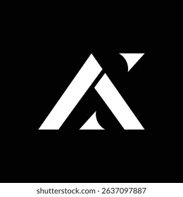 A modern and abstract logo featuring the AX or XA letter monogram in a unique initial-based design.


