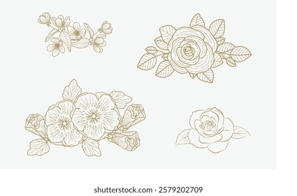 modern abstract logo with flower icon