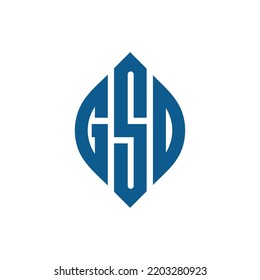 logotipo abstracto moderno gsd adecuado para el logotipo de la empresa