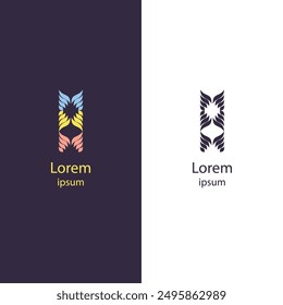 Modern abstract logo, high-quality and isolated vector design. Ideal for websites, flyers, business cards, and banners. Easily customizable to suit your branding needs.