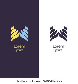 Modern abstract logo, high-quality and isolated vector design. Ideal for websites, flyers, business cards, and banners. Easily customizable to suit your branding needs.