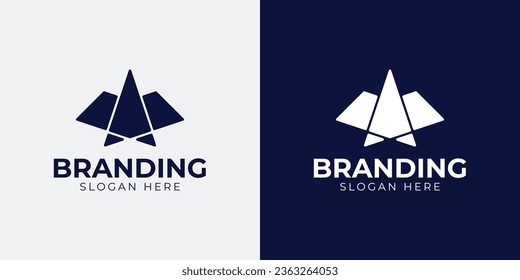 modern abstract logo. Letter logotype for agencies and companies