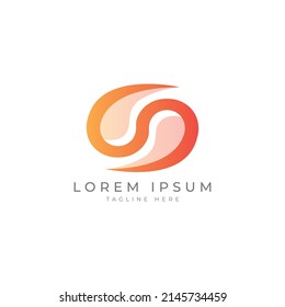 modern abstract logo mark design concept