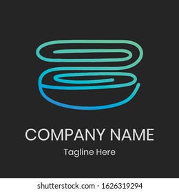 modern abstract logo template for company and business