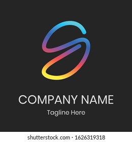 modern abstract logo template for company and business