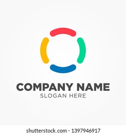 Modern Abstract Logo Template Design