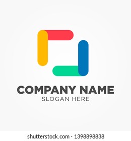 Modern Abstract Logo Template Design