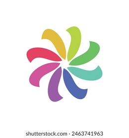 Modern abstract logo template design