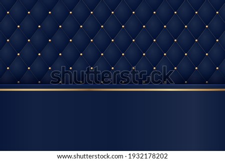 Modern abstract of luxury gradient blue