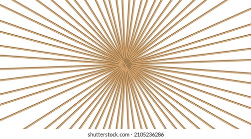 Modern abstract luxury template postcard for business or presentation with golden lines on white background - Vector illustration