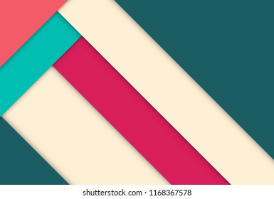 Modern abstract material colorful design vector background, EPS10