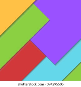 Modern abstract  material design background for flyer, blank, card, banner, invitation, brochure cover design template. Vector illustration.