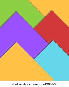 Modern abstract  material design background for flyer, blank, card, banner, invitation, brochure cover design template. Vector illustration.