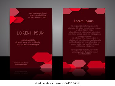 Modern abstract material design background for flyer, blank, card, banner, invitation, brochure cover design template. Vector illustration.