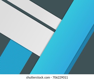 Modern abstract material design background. Paper style backdrop