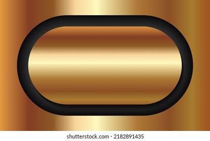 Modern Abstract Medal Gold background. Gradient Color. Premium Vector.