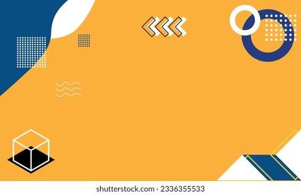 Moderno y abstracto fondo Memphis, diseño de cubiertas mínimas. Fondo geométrico colorido, ilustración vectorial