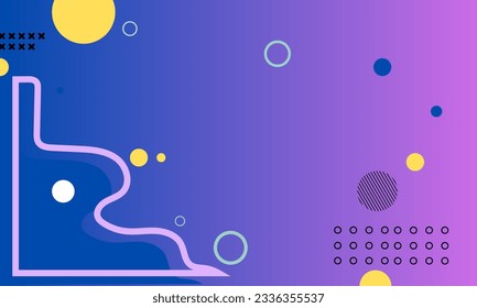 Modern abstract Memphis background, minimal covers design. Colorful geometric background, vector illustration