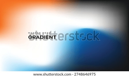 Modern abstract mesh gradient background with vibrant color blend, vector, illustration.